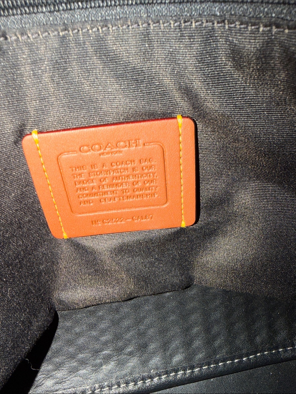 Coach Hadley Turnlock Straw and Leather Tote Bag - Picture 10 of 10